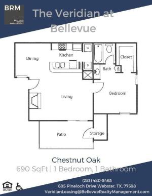 1 bedroom 1 bath