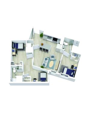 All units are fully furnished and include a full-size washer & dryer. Rental rate includes: High Speed Internet, Water, Sewer & Trash