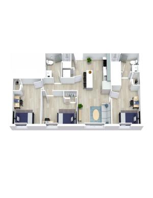 All units are fully furnished and include a full-size washer & dryer. Rental rate includes: High Speed Internet, Water, Sewer & Trash