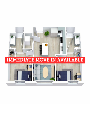 2 Bed 2 Bath Immediate