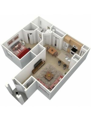 Orange Blossom - One Bedroom, One Bath,1st Floor