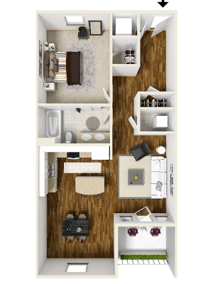 The Cabana Floorplan