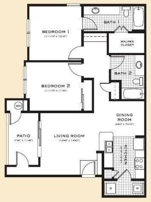 Two  Bedroom Two Bath | Thornton Colorado Apartments | Reserve at Thornton Apartments