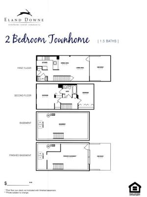 2 Bedroom Townhome
