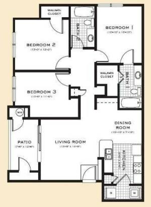 Three Bedroom Two Bath | Thornton Colorado Apartments | Reserve at Thornton Apartments
