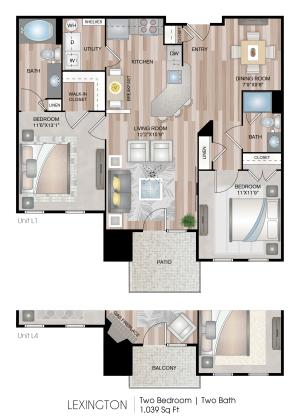 1039 Square Feet