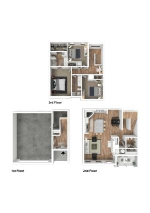 3 bed/2.5 bath - Townhome