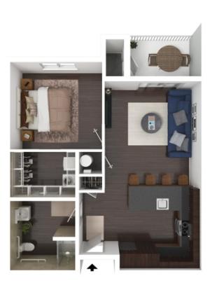 1 Bedroom E ADA