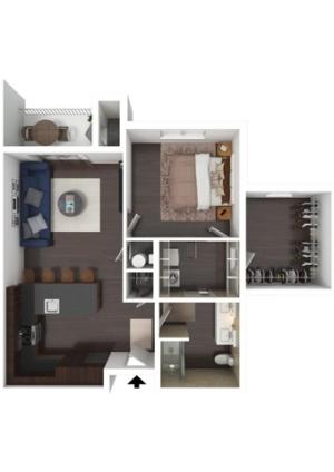 1 Bedroom F