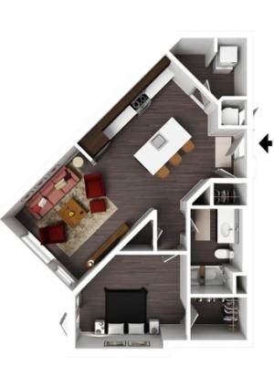1 Bedroom Luxury A