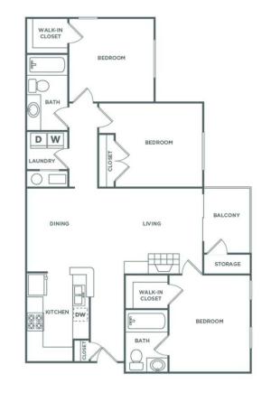 3x2 Elite - 1,365 sq. ft.