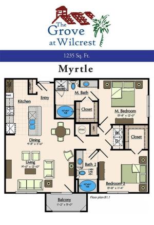 Two Bedroom Floorplan