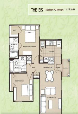 Ibis Floor Plan sketch
