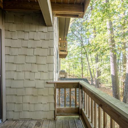Spacious Porch Area | Apartments for Rent Nashua NH | Hilltop by Princeton Apartments