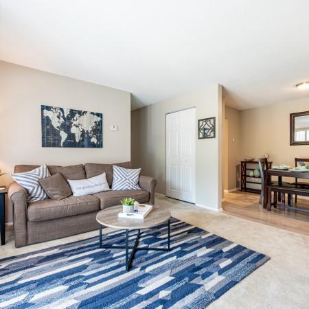 Elegant Living room | 3 Bedroom Apartments Nashua NH | Hilltop by Princeton Apartments