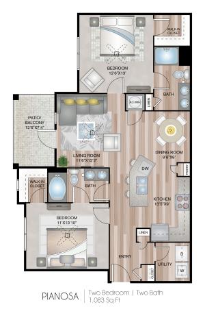 1083 Square Feet