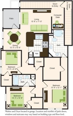 G2 | 3x2 | 1583 sq ft