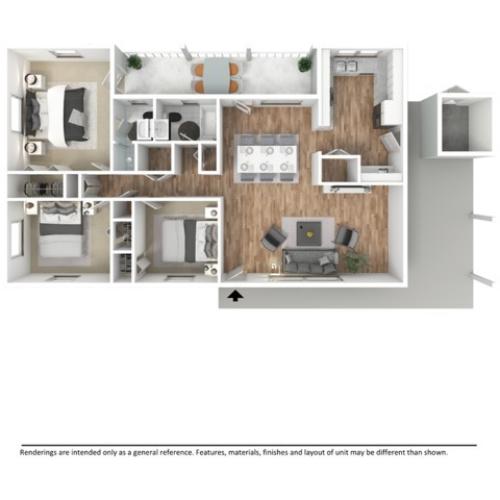 Additional 3 Bedroom Models 3 Bed Apartment Soaring Heights