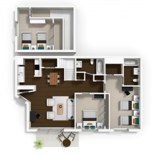 The Flat 3 Bed Apartment La Salle Apartments