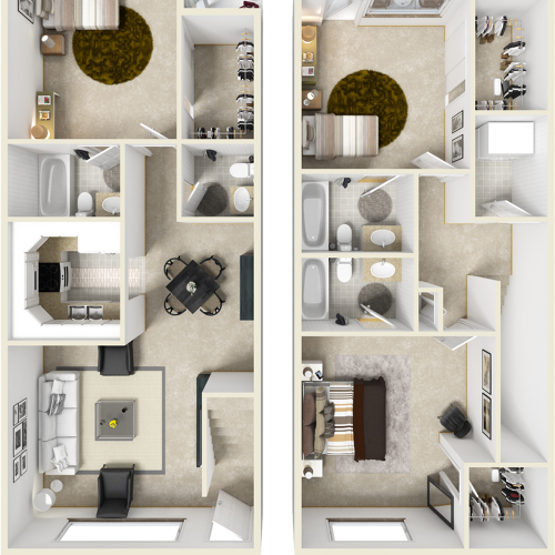 Windsor 3 bedroom 3 bathroom floor plan