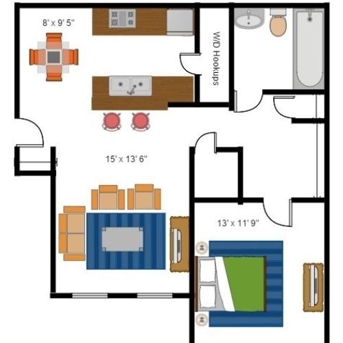 One Bedroom Upgrade