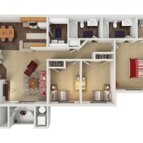 3 bed/2 bath ADA