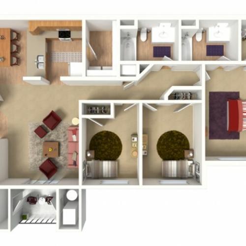 3 bed/2 bath