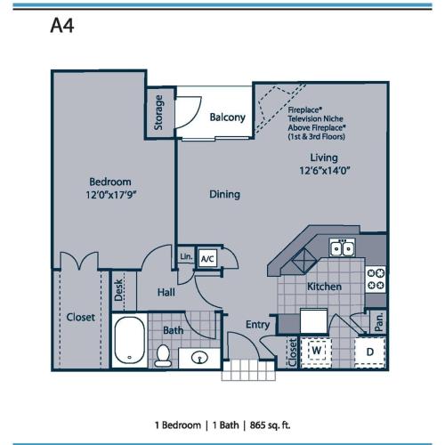 Turtle Creek 1 Bed Apartment Radius Turtle Creek