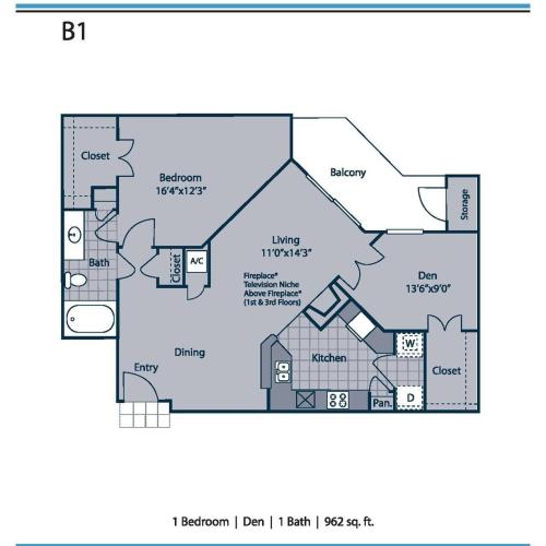 Turtle Creek 1 Bed Apartment Radius Turtle Creek