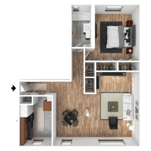 furnished floor plan