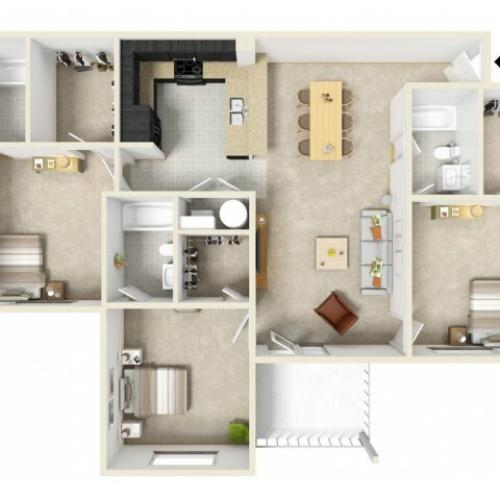 3 Bed 3 Bath