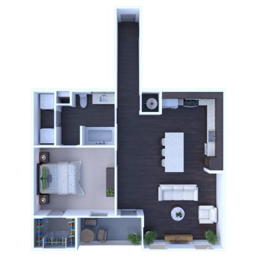 Three Bedrooms Two Bathrooms Apartment with attached garage in Prosper