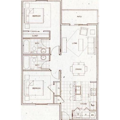 2 BedroomDiego 2 Bed Apartment Enchanted Vista Apartments