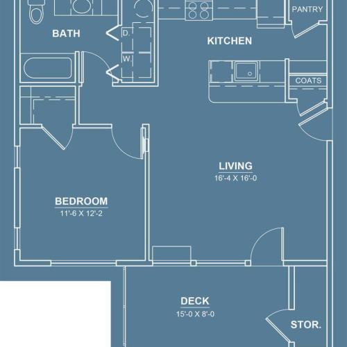 Juniper 2 Bed Apartment Smith Creek Apartments