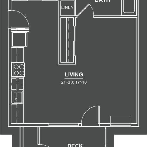 Maple 1 Bed Apartment Smith Creek Apartments
