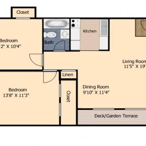 1 Bedroom 1 Bed Apartment Windsor Forest Apartments