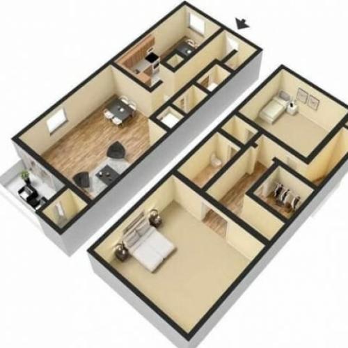 2 Bedroom 2 Bath