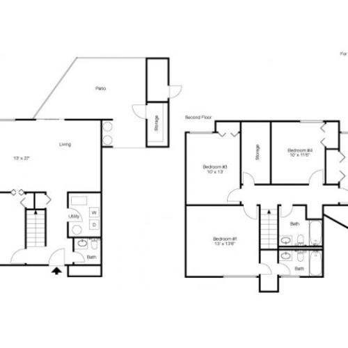 Comanche III 4 bd 4 Bed Apartment Cavalry Family Housing