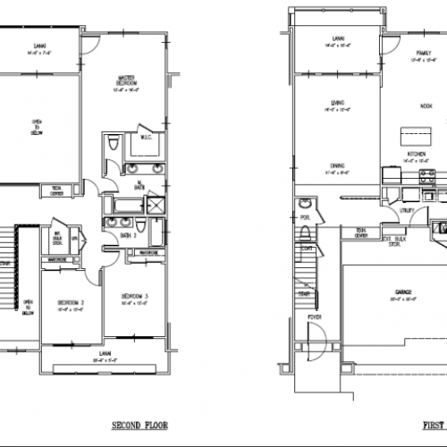 Floor Plan 20 | Schofield Barracks Housing | Island Palm Communities