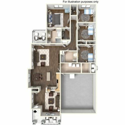 Floor Plan 23 | Ft Cavazos Housing | Cavalry Family Housing