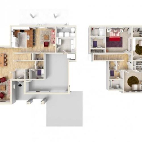 North Dietz 3 Bed Apartment Knox Hills