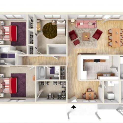 LEED Dietz 4 Bed Apartment Knox Hills