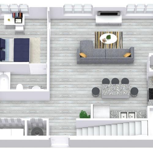 A five bedroom, five bathroom townhome. | Apartments in Carrollton, GA | Bellamy Carrollton