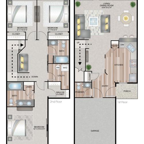 Carroll\'s Creek Landing Townhomes