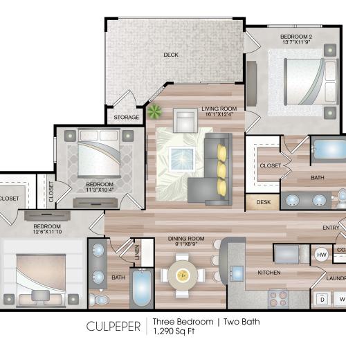 Fincastle | 1 Bed Apartment | Hideaway at Greenbrier