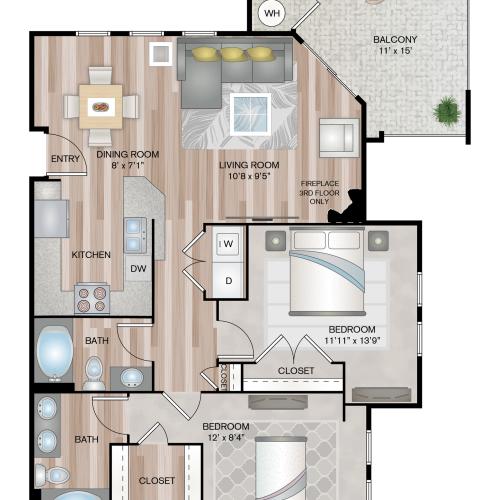 2 Bedroom Apartment