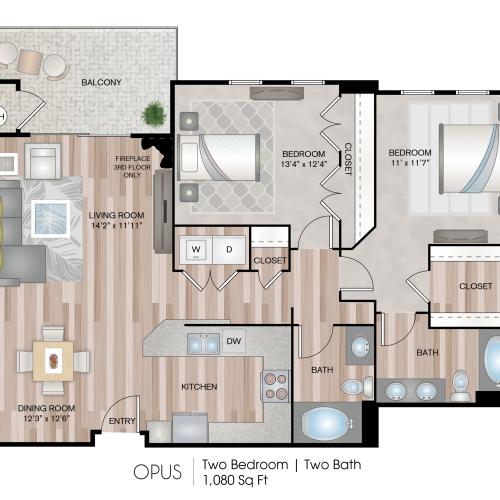 2 Bedroom Apartment