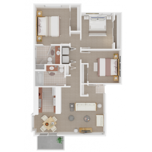 Hampton 2 Bed Apartment Dominion Heights