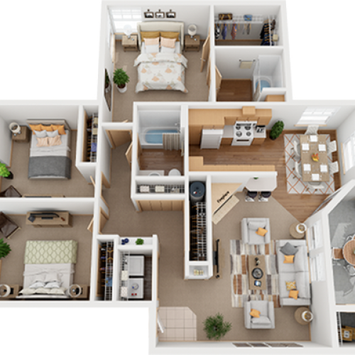 wyeast pointe 3 bedroom floor plan