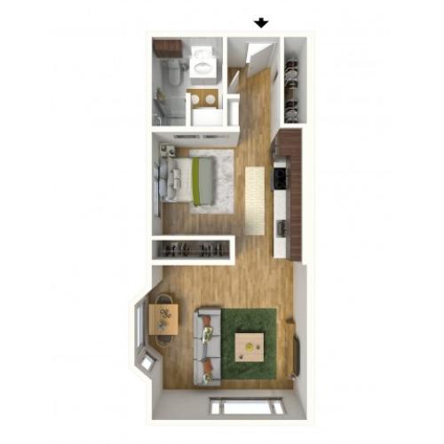 Woodlawn Studio Tabor View Lofts Apartments for Rent in East